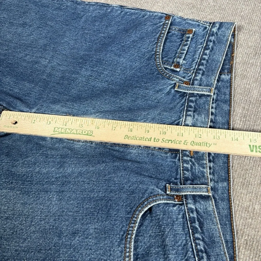 Levis 505 Jean‎ Shorts Mens 36 Regular Fit Blue Denim Cotton Workwear Skater Y2K